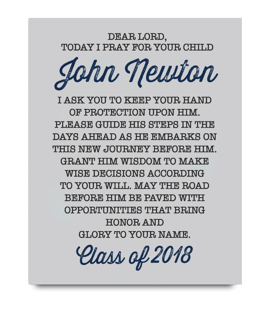 Graduation Prayer Print - Hypolita Co.