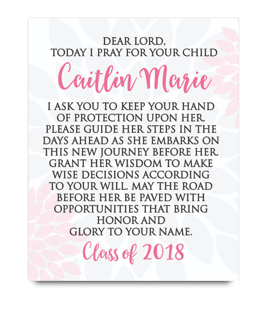 Graduation Prayer Print - Hypolita Co.