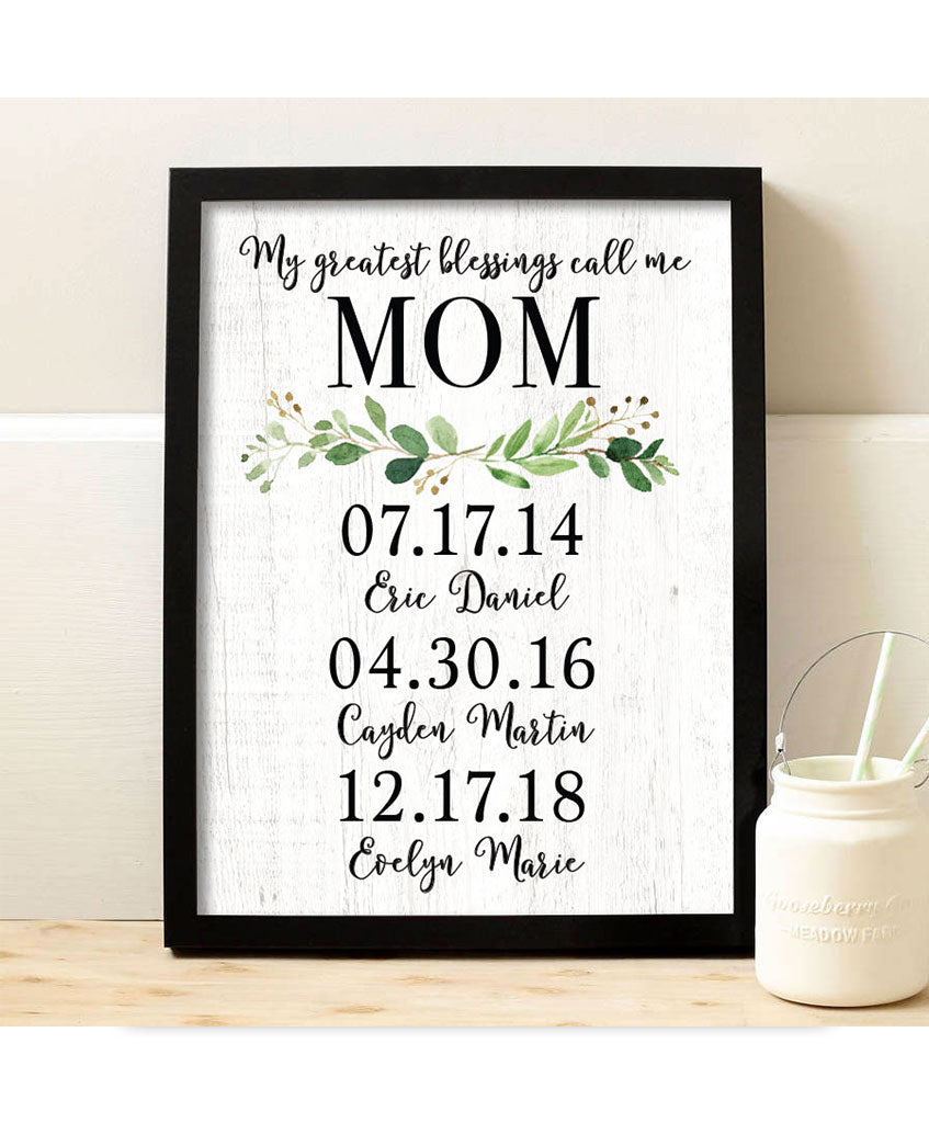 Special Date Mother Print - Hypolita Co.