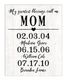 Mother Special Date Print - Hypolita Co.