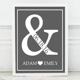 Ampersand Date Print - Hypolita Co.