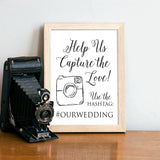 Hashtag Wedding Print - Hypolita Co.