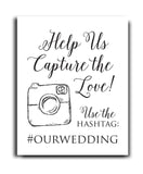 Hashtag Wedding Print - Hypolita Co.