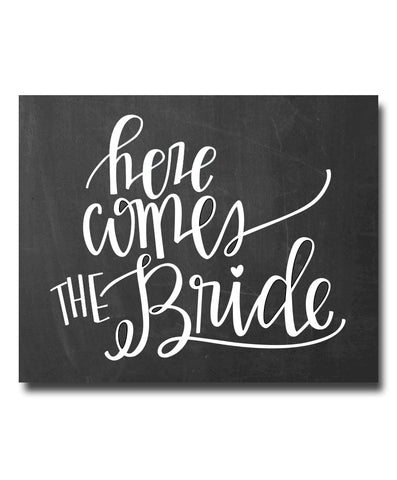 Here Comes the Bride Print - Hypolita Co.