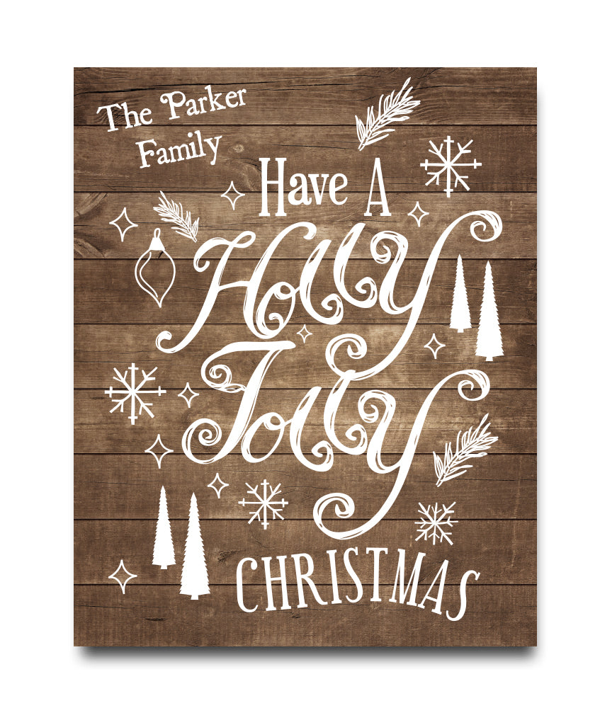 Holly Jolly Christmas Print - Hypolita Co.