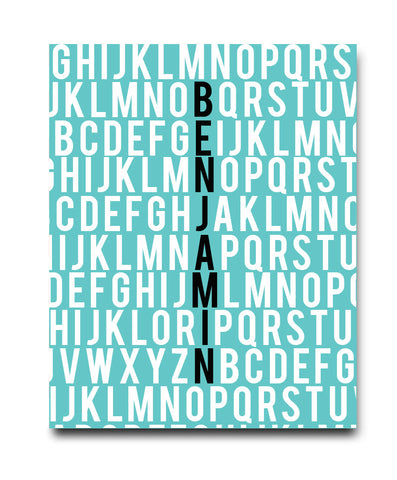Modern Name Collage Print - Hypolita Co.