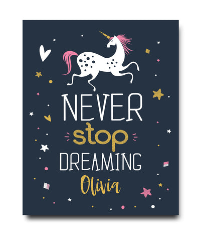 Unicorn Dreaming Print - Hypolita Co.