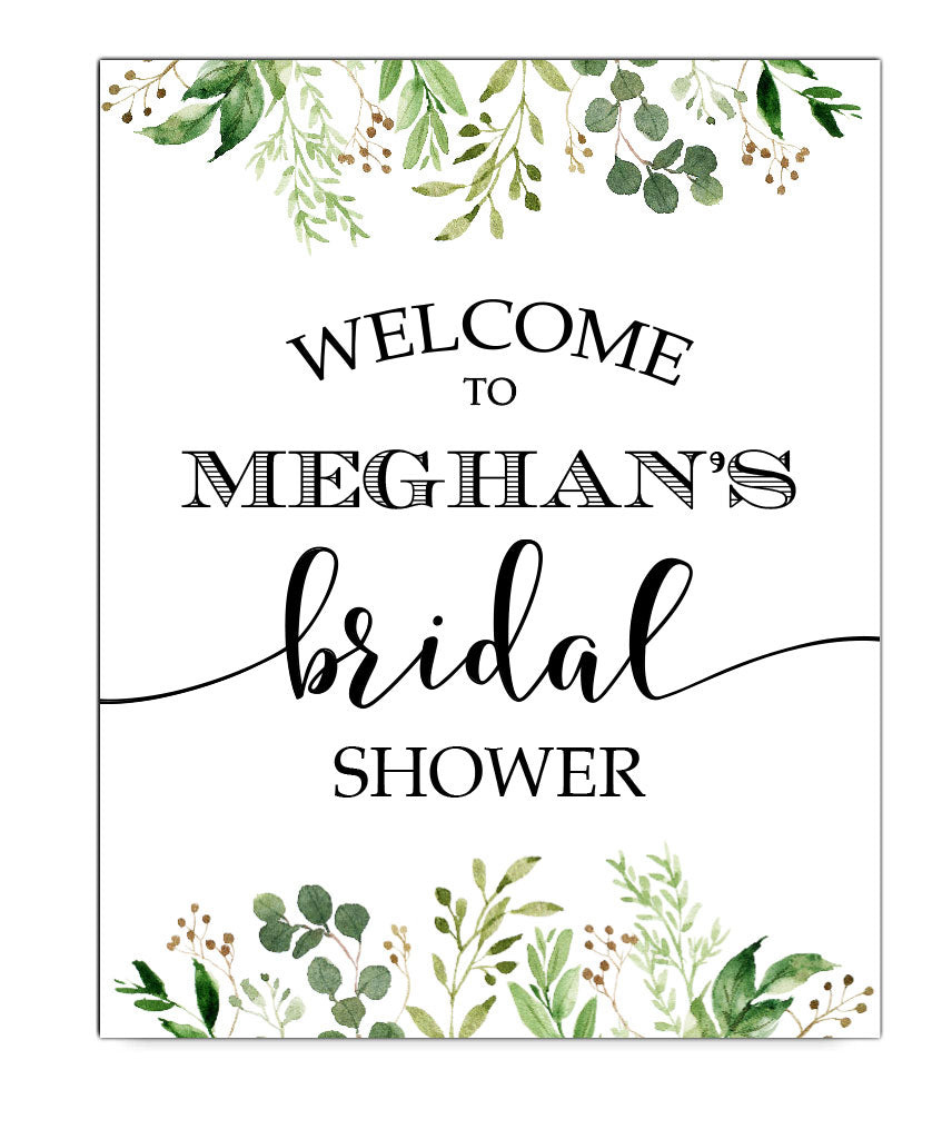 Copy of Bridal Shower Welcome Print - Hypolita Co.