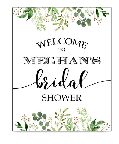 Copy of Bridal Shower Welcome Print - Hypolita Co.
