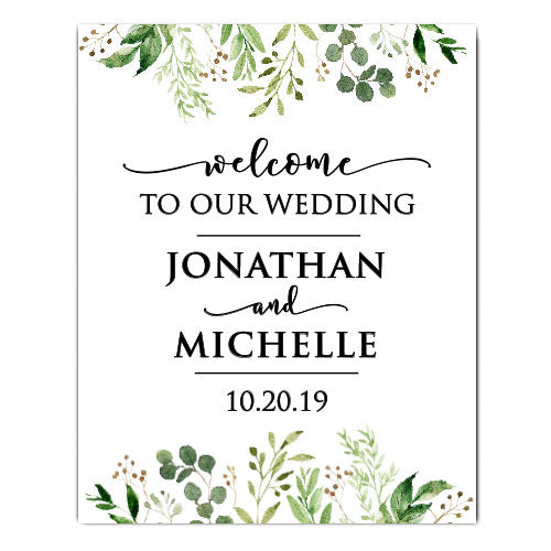 Wedding Welcome Print - Hypolita Co.