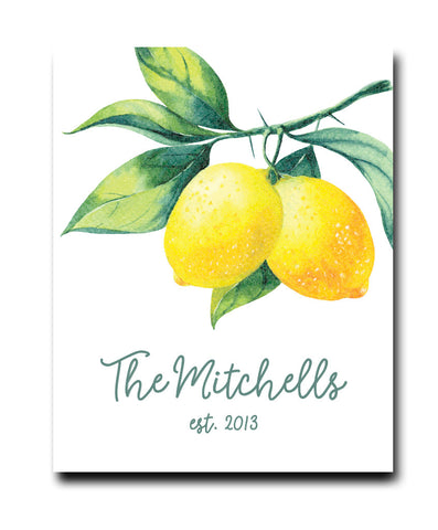 Lemon Branch Print - Hypolita Co.