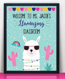 Llama Teacher Print - Hypolita Co.