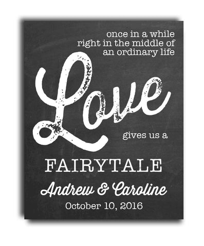 Love Gives us a Fairytale Print - Hypolita Co.