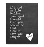 Love You Longer Print - Hypolita Co.