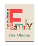 Love Makes a Family Print - Hypolita Co.