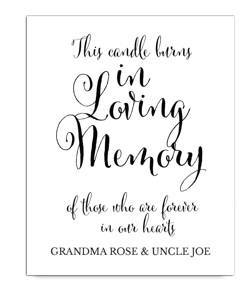 In Loving Memory Print - Hypolita Co.