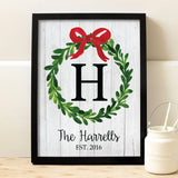 Christmas Wreath Print - Hypolita Co.