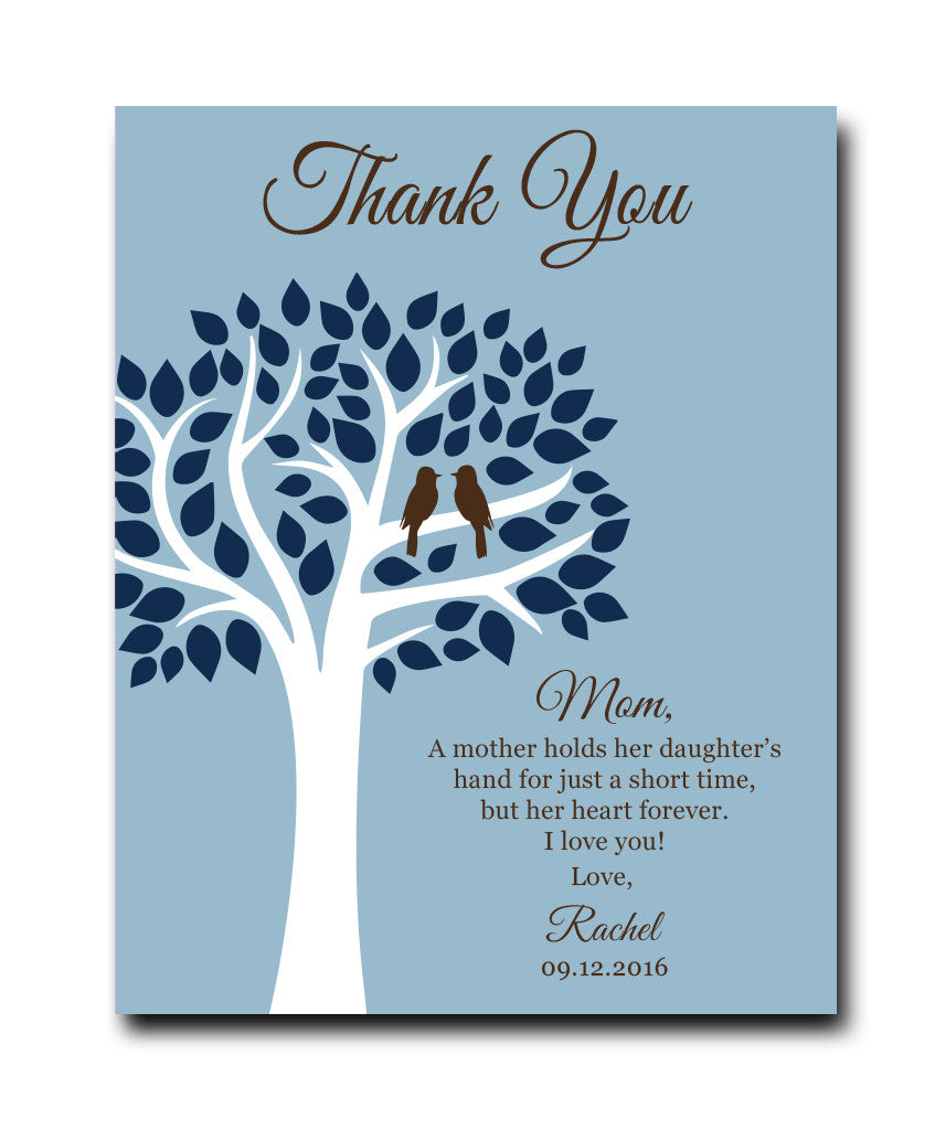 Mother Wedding Thank You Gift Print - Hypolita Co.