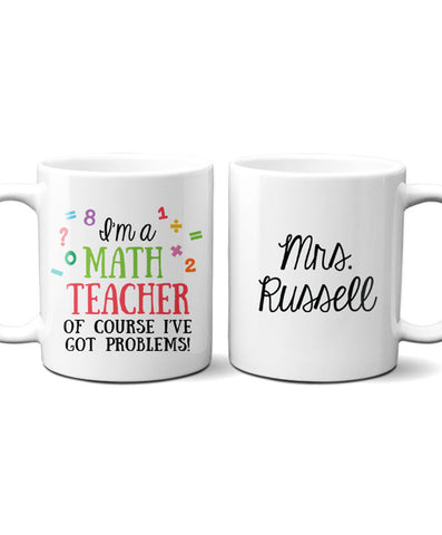 Personalized Teacher Mug - Hypolita Co.