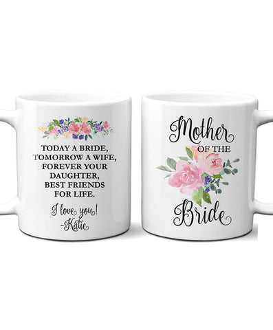 Personalized Mother of Bride Mug - Hypolita Co.
