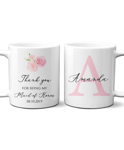 Personalized Maid of Honor Mug - Hypolita Co.