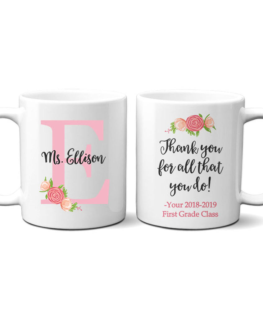 Personalized Teacher Mug - Hypolita Co.
