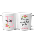 Personalized Teacher Mug - Hypolita Co.