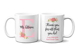 Personalized Teacher Mug - Hypolita Co.