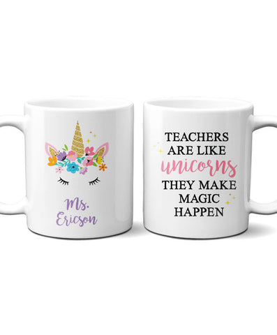 Personalized Teacher Mug - Hypolita Co.