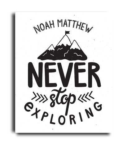 Never Stop Exploring Print - Hypolita Co.