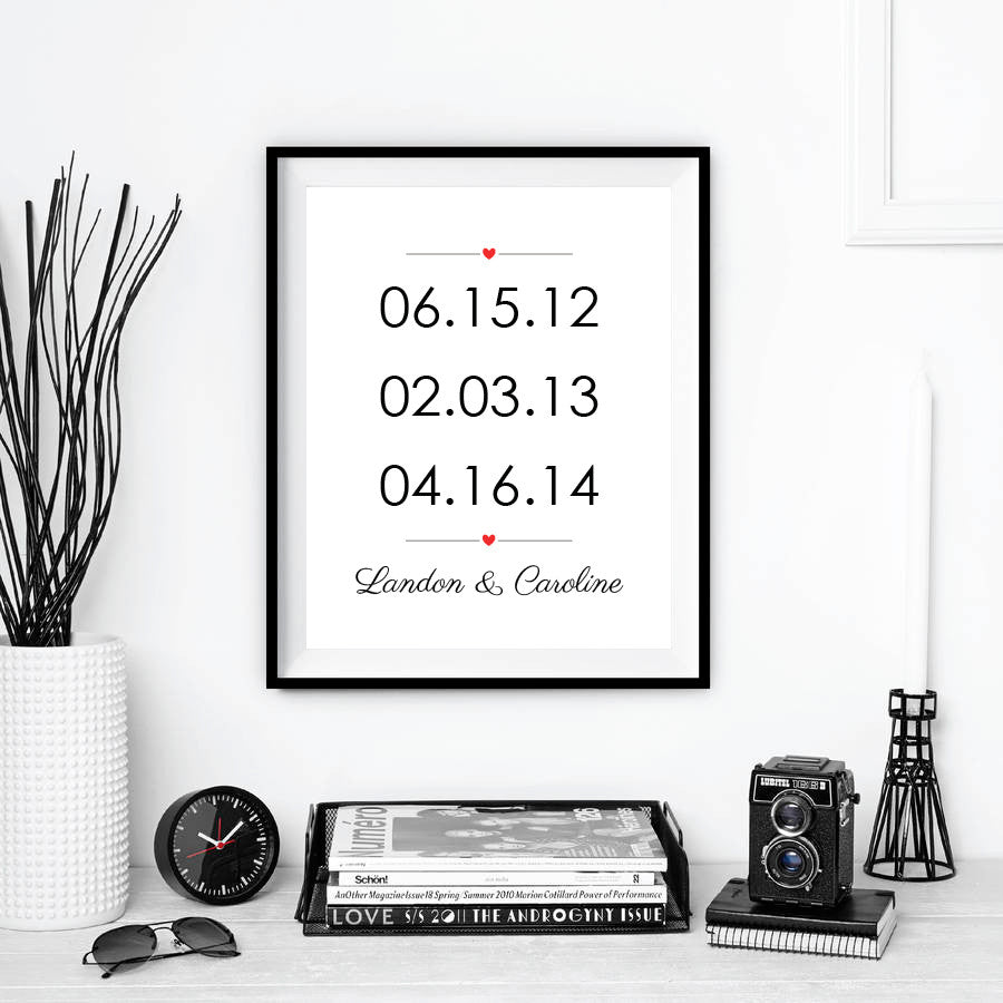 Modern Special Date Print - Hypolita Co.