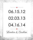 Modern Special Date Print - Hypolita Co.