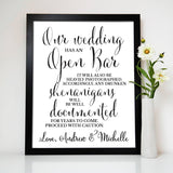Open Bar Print - Hypolita Co.