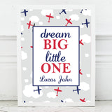 Dream Big Plane Print - Hypolita Co.