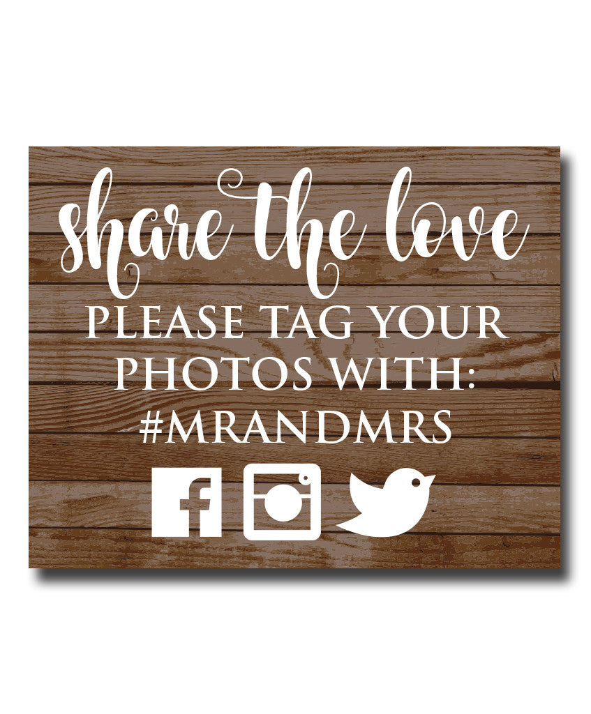 Share the Love Hashtag Print - Hypolita Co.