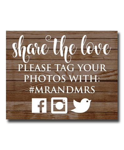 Share the Love Hashtag Print - Hypolita Co.
