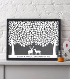 Wedding Signature Tree Print - Hypolita Co.
