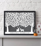 Wedding Signature Tree Print - Hypolita Co.