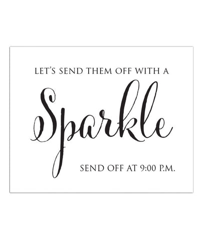 Sparkler Send Off Print Print - Hypolita Co.