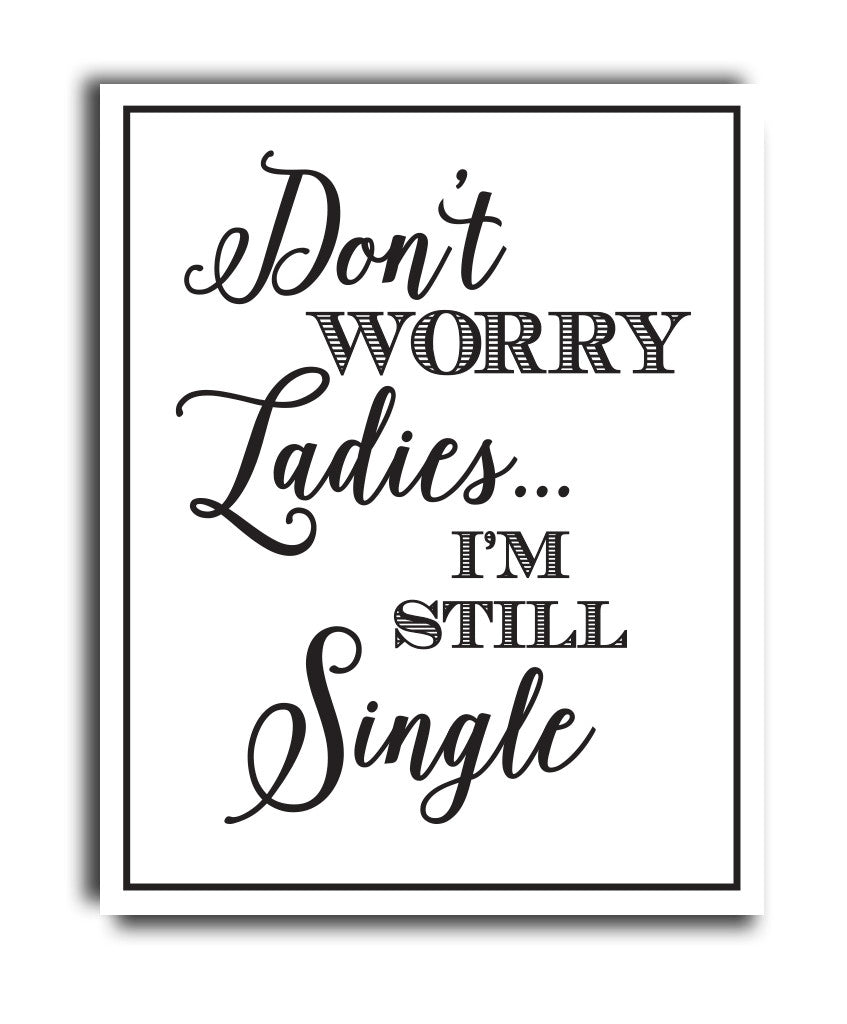Ring Bearer I'm Still Single Print - Hypolita Co.