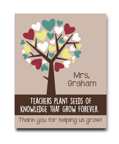 Thank You Teacher Print - Hypolita Co.