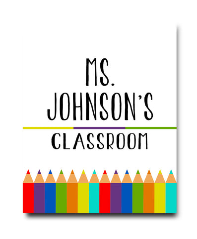 Crayon Teacher Print - Hypolita Co.