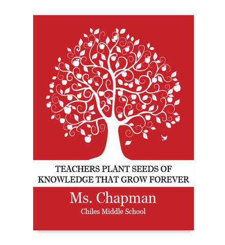 teachers plant seeds of knowledge Teachers Plant Seeds Print – Hypolita Co