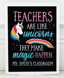 Teacher Unicorn Print - Hypolita Co.