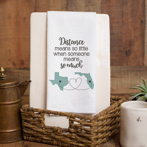 Distance Much Personalized Towel