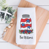 Fourth of July Personalized Dish Towel