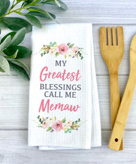Grandmother Waffle Weave Dish Towel - Hypolita Co.