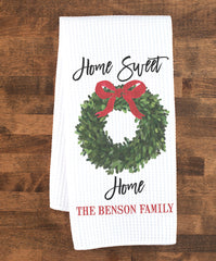 Christmas Waffle Weave Dish Towel - Hypolita Co.