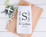 Personalized Waffle Weave Dish Towel
