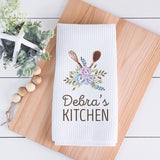 Lavender Spoon Kitchen Personalized Dish Towel